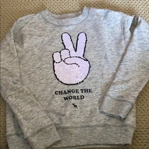 Flip sequin sweatshirt